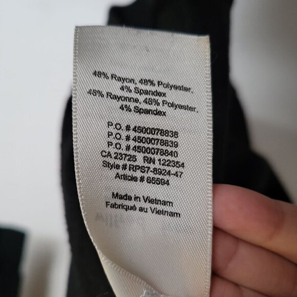 Wilfred Free Black Soft Knit Crewneck Long Sleeve Shift Sweater Dress Size Small - Picture 10 of 11